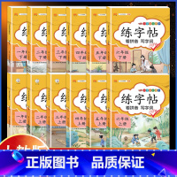 [下册] 练字帖+阅读理解(2本) 小学六年级 [正版]一年级二年级三年级四年级五年级六年级上册下册同步练字帖小学生语文