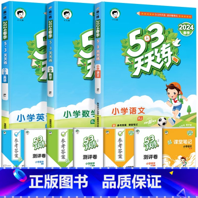 ❤️[3本]语文(人教)+数学(北京)+英语(北京) 三年级上 [正版]2024春北京53天天练二年级一年级上册下册同步