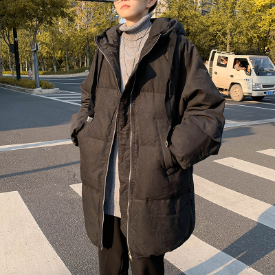 NEWLAKE中长款棉衣男冬季加厚潮牌棉服2020新款棉袄子韩版潮流外套面包服棉衣