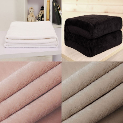 白色毛毯纯色珊瑚绒床单法兰绒毯空调黑色拍照背景毯毛绒毯毛巾被