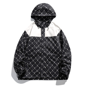 秋季2023夹克男款连帽韩版休闲学生时尚男装潮款男士外套