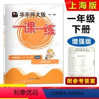 英语增强版 一年级下 [正版]华东师大版一课一练 英语N版 增强版 一年级第二学期/1年级下 华师大一课一练英语 上海版
