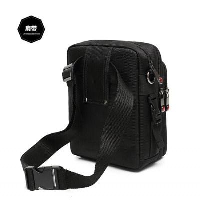 新款男单肩包男士迷你腰包休闲包牛津布多功能包两用小包斜挎包包-定制大号+肩带(23*17*10)大号+肩带(23*17*10)