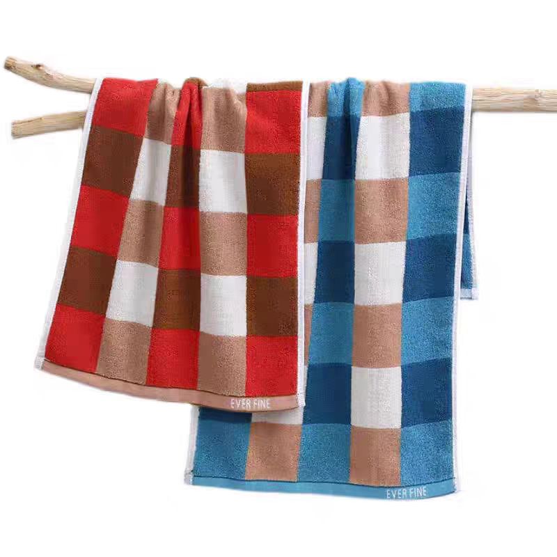 兰光铭 方格毛巾 34*76cm 条