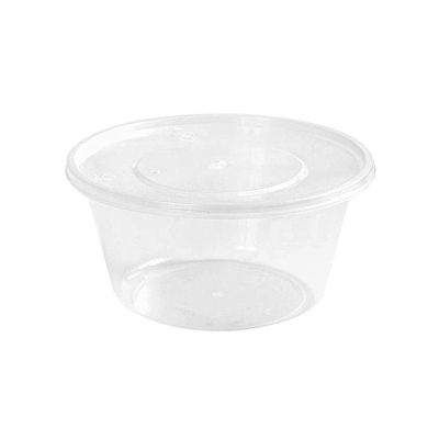 迈新美 一次性圆形餐盒 1000ml*300套 1箱