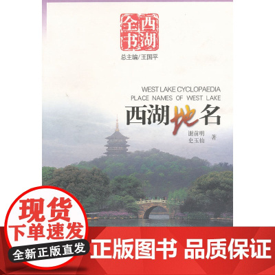 西湖地名(西湖全书) 王国平 总主编 杭州出版社 正版书籍