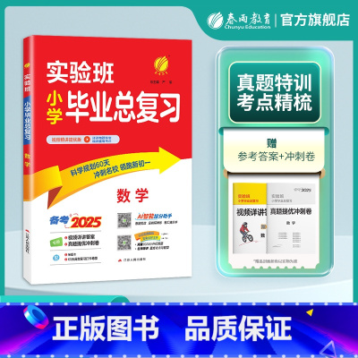 数学 小学升初中 [正版]通用版春雨教育2025版实验班小学毕业总复习数学通用版小升初辅导书资料题库考试小学生知识大全集