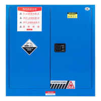 臻远zyaqg-b110工业安全柜防爆柜化学品实验柜易燃液体存储柜 110加仑蓝色