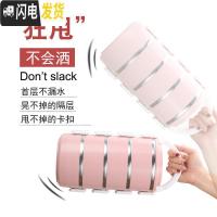 三维工匠304不锈钢饭盒多层保温手提圆形儿童学生分层三层便当盒餐盒 绿色+餐具四层保温壶