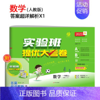 [人教版]数学 六年级下 [正版]2023旧版实验班提优大考卷一二三四五六年级上下册语数英全套人教版苏教版北师大同步练习