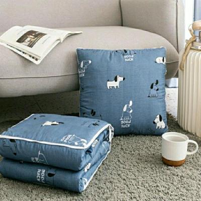 SleepyBear两用二合一抱枕被办公室午睡空调车载靠垫汽车多功能枕头毯子垫