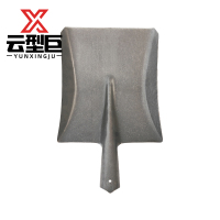 云型巨 铁锹头 户外大铁锨农用工具铁铲挖土铲雪种菜除雪铲手动 方头 单位:个