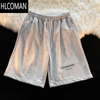 HLCOMANhiphop运动短裤男夏季薄款裤子宽松ins潮牌阔腿五分裤潮流沙滩裤