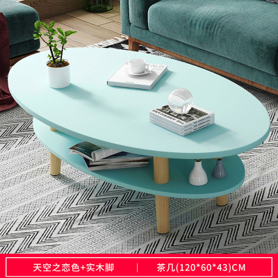 茶几简约现代茶桌小户型客厅家用桌子创意沙发边几北欧双层小茶几