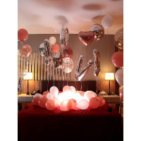 家柏饰(CORATED)婚房布置套装创意结婚浪漫女方男卧室网红告白气球装饰套餐ins风