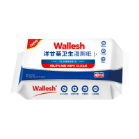威立世Wallesh 洋甘菊卫生湿厕纸40抽