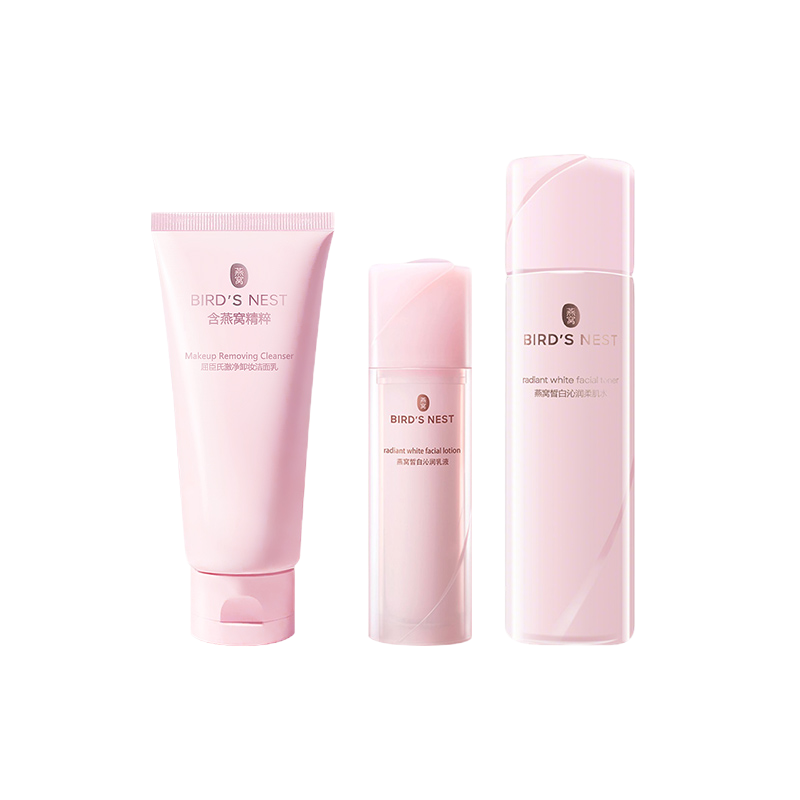 屈臣氏澈净卸妆洁面乳100克+柔肌水150毫升+乳液50毫升