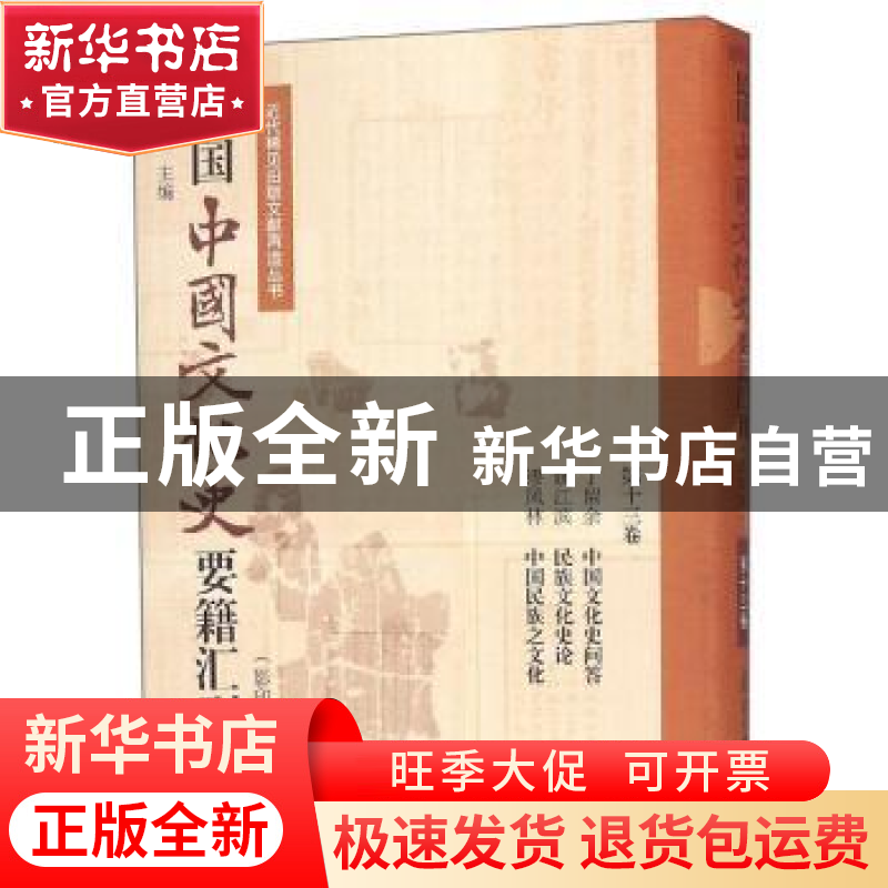 正版 民国中国文化史要籍汇刊:第十三卷:丁留余 中国文化史问答