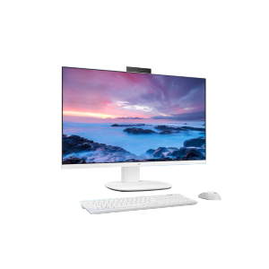 华硕破晓一体机 一体机电脑27英寸高刷屏 酷睿7-240H 32G DDR5 1TB SSD 无线键鼠 白色