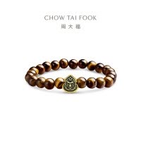 周大福黄葫芦财神足金黄金手链男女送节日生日礼物EOR1434