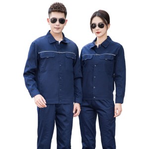 天鸣 纯棉夏季长袖工作服992T 160-190 套