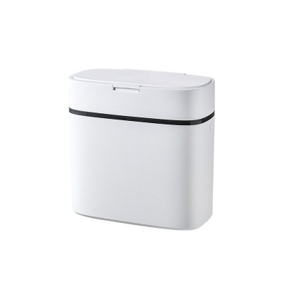 美帮汇北欧按压式厕所卫生间垃圾桶有盖家用客厅创意简约收纳桶防水防臭