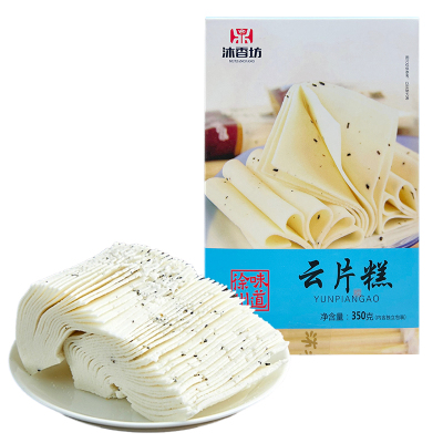 沐香坊云片糕350g/盒云片糕龙须酥徐州特产伴手礼坊蜜三刀麻片花生酥点心传统味