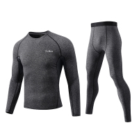 体育生TIYUSHENG高弹力保暖速干抗静电运动训练套装2024秋季新款