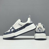 真皮板鞋男款潮流百搭鞋子欧洲站男鞋男士高端轻奢厚底透气休闲鞋