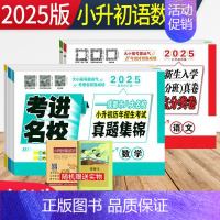 2本真题集锦 [语+数]90套卷 [正版]考进名校小升初真题卷语文数学英语成都市八大名校招生分班入学摸底分班考试真题集锦