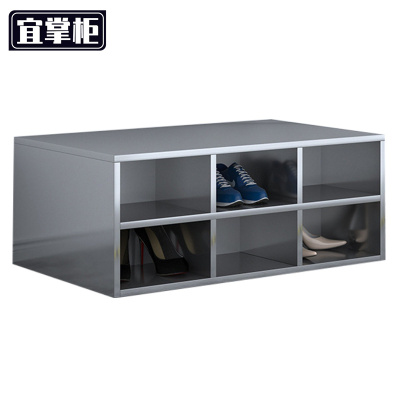 宜掌柜不锈钢收纳鞋柜 双面12格(304)台