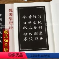 [正版]魏碑集唐诗 于魁荣编魏碑楷书毛笔字帖收录50首唐诗 张猛龙张黑女集字古诗魏碑成人学生临摹字帖 集字古诗附原文对