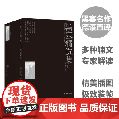 黑塞精选集5本套 黑塞著荒原狼悉达多德米安诺贝尔文学奖得主作品无删减全译本世界文学名著外国小说函套精装译林出版社