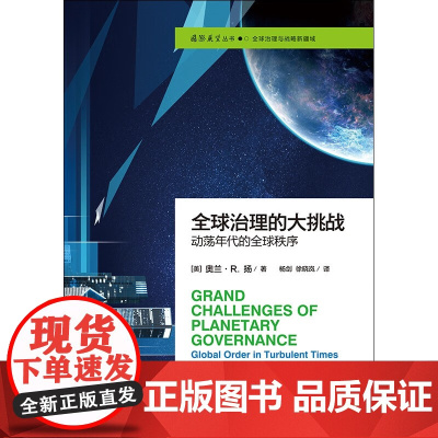 全球治理的大挑战 动荡年代的全球秩序 奥兰·R.扬 著 政治