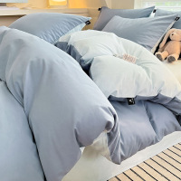 简约纯棉床上四件套2026新款加厚全棉学生床单被套三件套四季通用