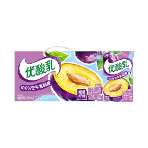 [4月生产]伊利优酸乳西梅味250ml*24盒学生饮料整箱批发送礼
