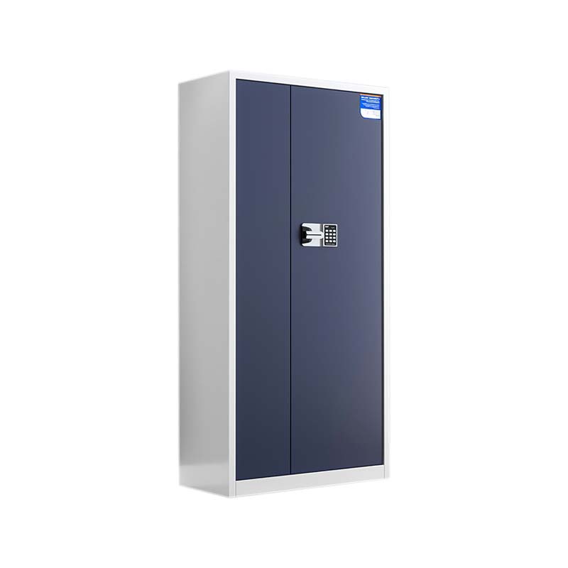 正斌保密柜财务档案柜文件柜办公室资料储物柜保险柜电子密码国保锁通体白框灰门-国保密码锁
