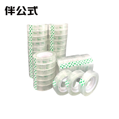 伴公式B118012mm*30y透明文具胶带12个/筒