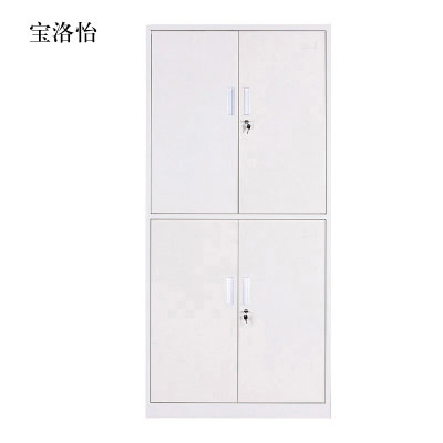宝洛怡钢制文件柜档案柜财务凭证柜带锁储物柜铁皮柜书柜通双节文件柜