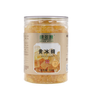 绿多源宁夏清凉解暑老冰糖500g/罐泡水泡茶饮品