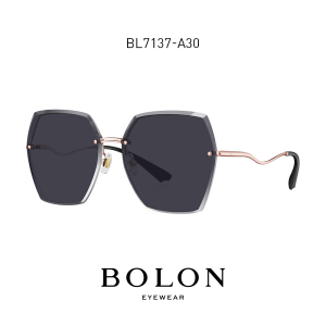 BOLON暴龙眼镜2021新品女款太阳镜金属大框时尚墨镜