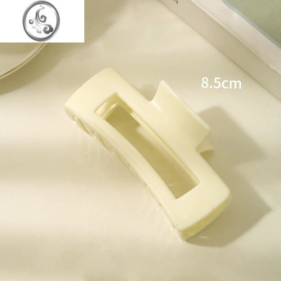 JiMi简洁蝴蝶结抓夹女夏季夹子头饰后脑勺可爱发夹时尚大号鲨鱼夹边夹