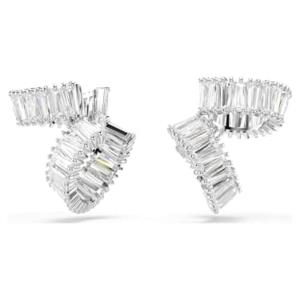 施华洛世奇(SWAROVSKI)耳饰两用设计rhodium镀层施华洛世奇锆石耳 White