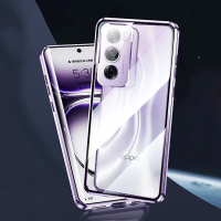 KONELOPPO Reno12手机壳双面防摔 Reno12pro全包防摔保护套壳磁吸玻璃手机壳
