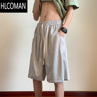 HLCOMAN男生跑步运动短裤夏季薄款宽松休闲篮球裤潮牌痞帅中裤外穿五分裤