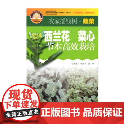 [] 西兰花菜心节本高效栽培 农家摇钱树 广东科技出版社店图书