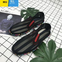 聚范男鞋2020夏季网面鞋新款男士百搭休闲鞋透气镂空网鞋西山布鞋