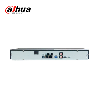 大华4路硬盘录像机 4路2盘位双网口NVR监控主机 DH-NVR2206-N-M 无硬盘台