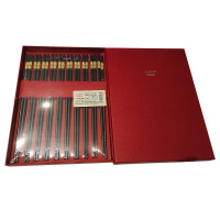 金迪乐合金筷子不发霉耐高温福字筷子10双装KZF2710B/包