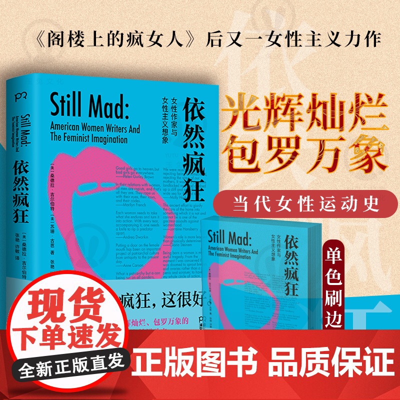 三面刷边 依然疯狂 阁楼上的疯女人作者新作 女性主义女性写作 厌女 普拉斯 桑塔格 狄迪恩 勒古恩 阿特伍德 外国文